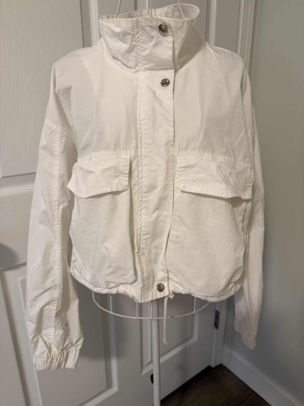 Ardene White Lightweight Utility Anorak Jacket